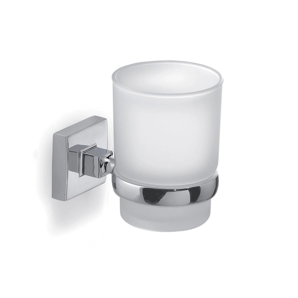 Olimpo porta spazzolini cromato