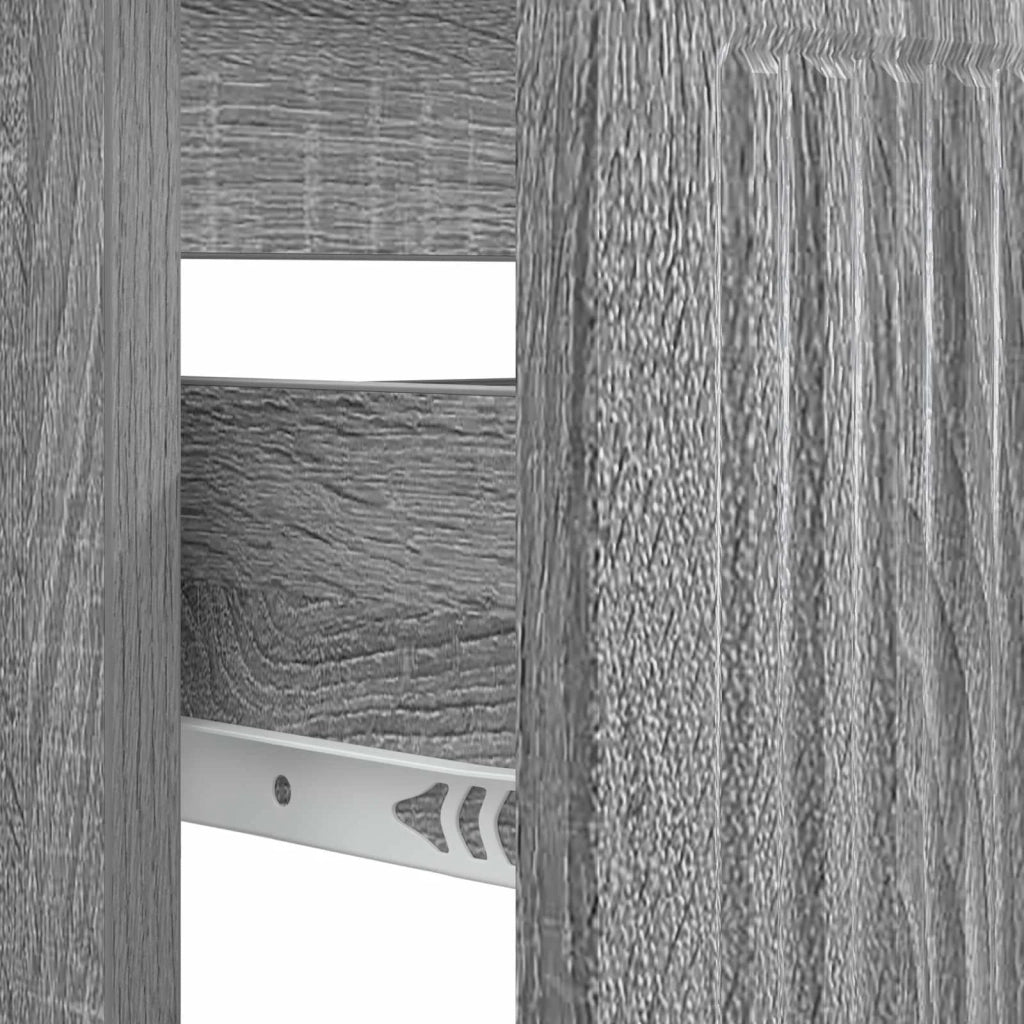 Armadio per Lavabo da Bagno EDE Sonoma grigio 82 x 41 x 59 cm 895921