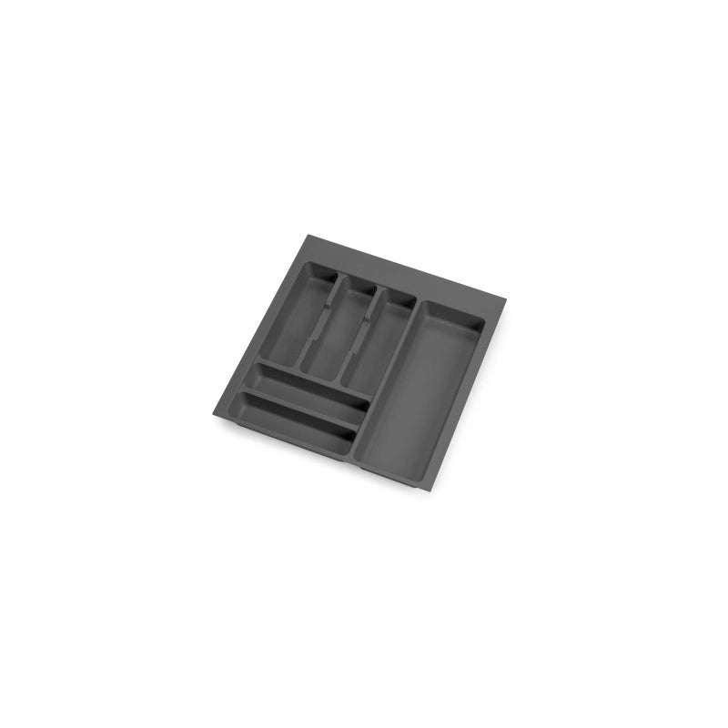 Contenitori per cassetti da cucina Recycle con coperchio anti-odore, Altezza 266, 3x15 lt, 2x7 lt, Grigio antracite Te..