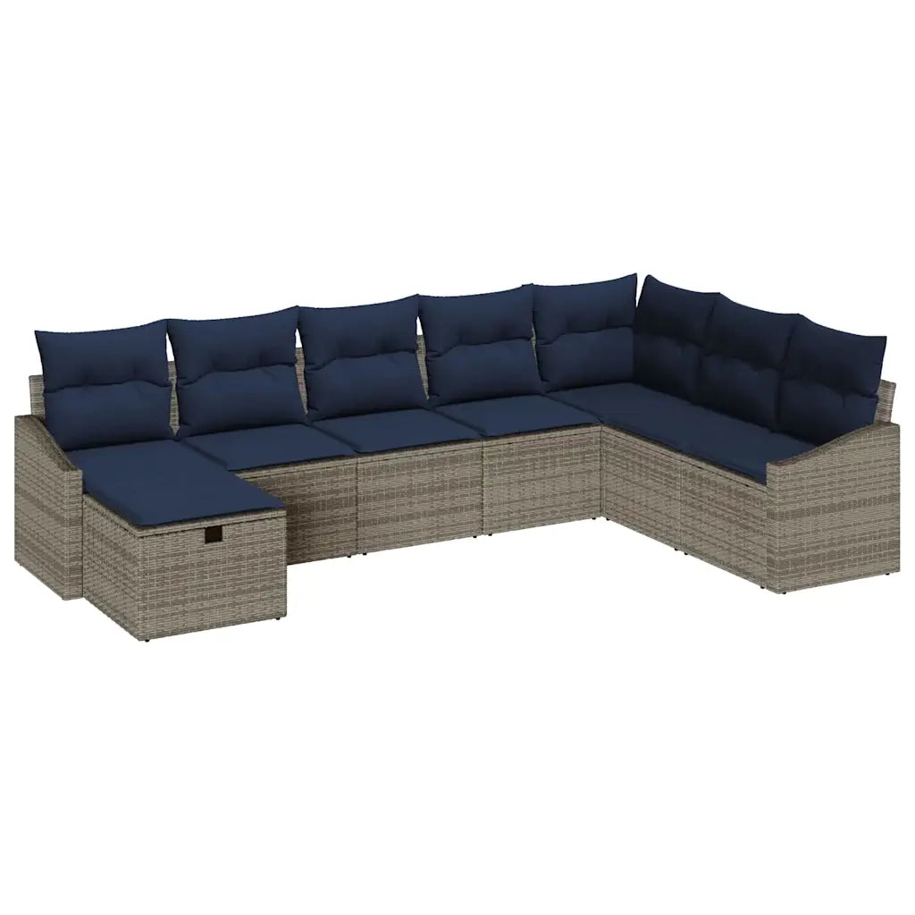 Set di divani con cuscino 6 pcs polyrattan