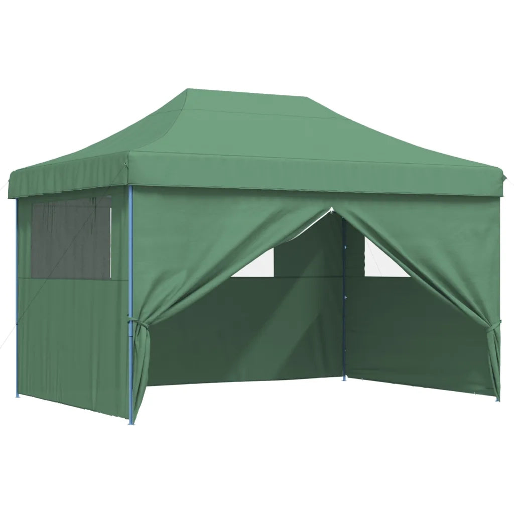 Tendone per Feste Pieghevole Pop-Up con 4 Pareti Verde 4005024