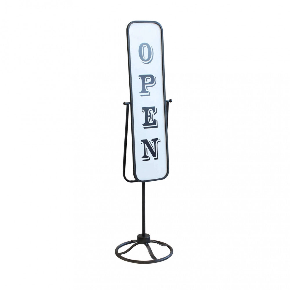 CARTELLO IN FERRO OPEN/CLOSED LAZARE