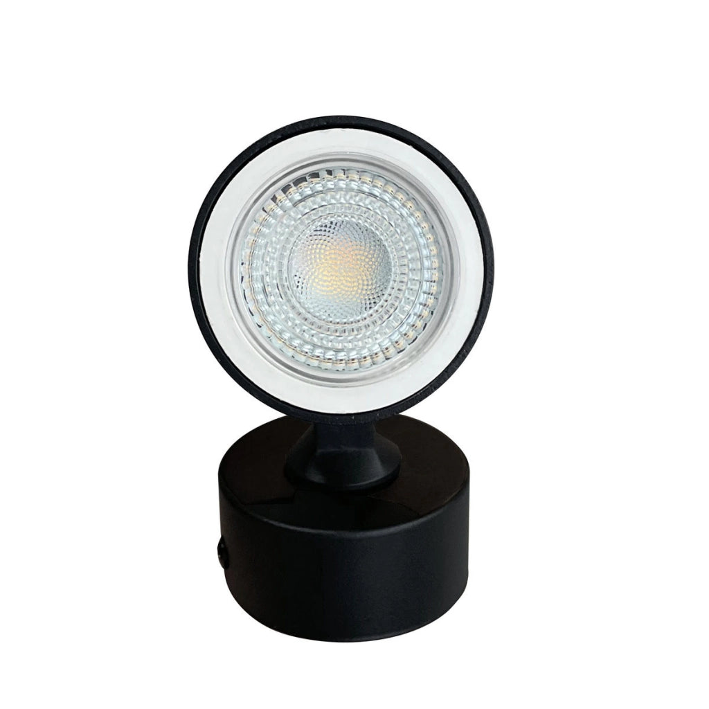 Faretto da parete Anillo 1xGU10 nero/oro metallo Light Prestige