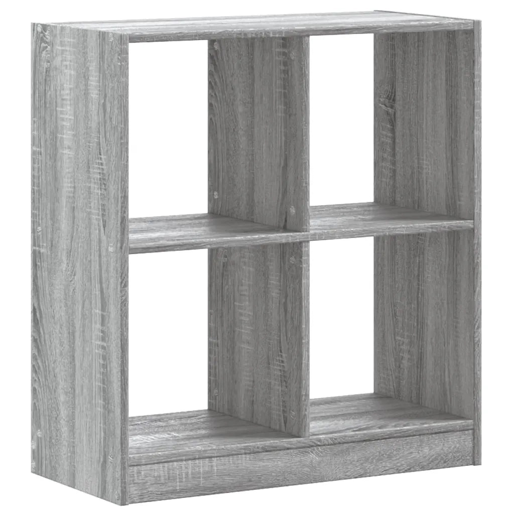 Libreria Grigio Sonoma 68,5x32x75 cm in Legno Multistrato 852812