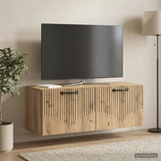 Mobile Porta TV da Muro Rovere Artigianale 78,5 x 31 x 30 cm 899064