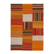 Tappeto Kilim Intenso Terra Multi in Lana e Cotone