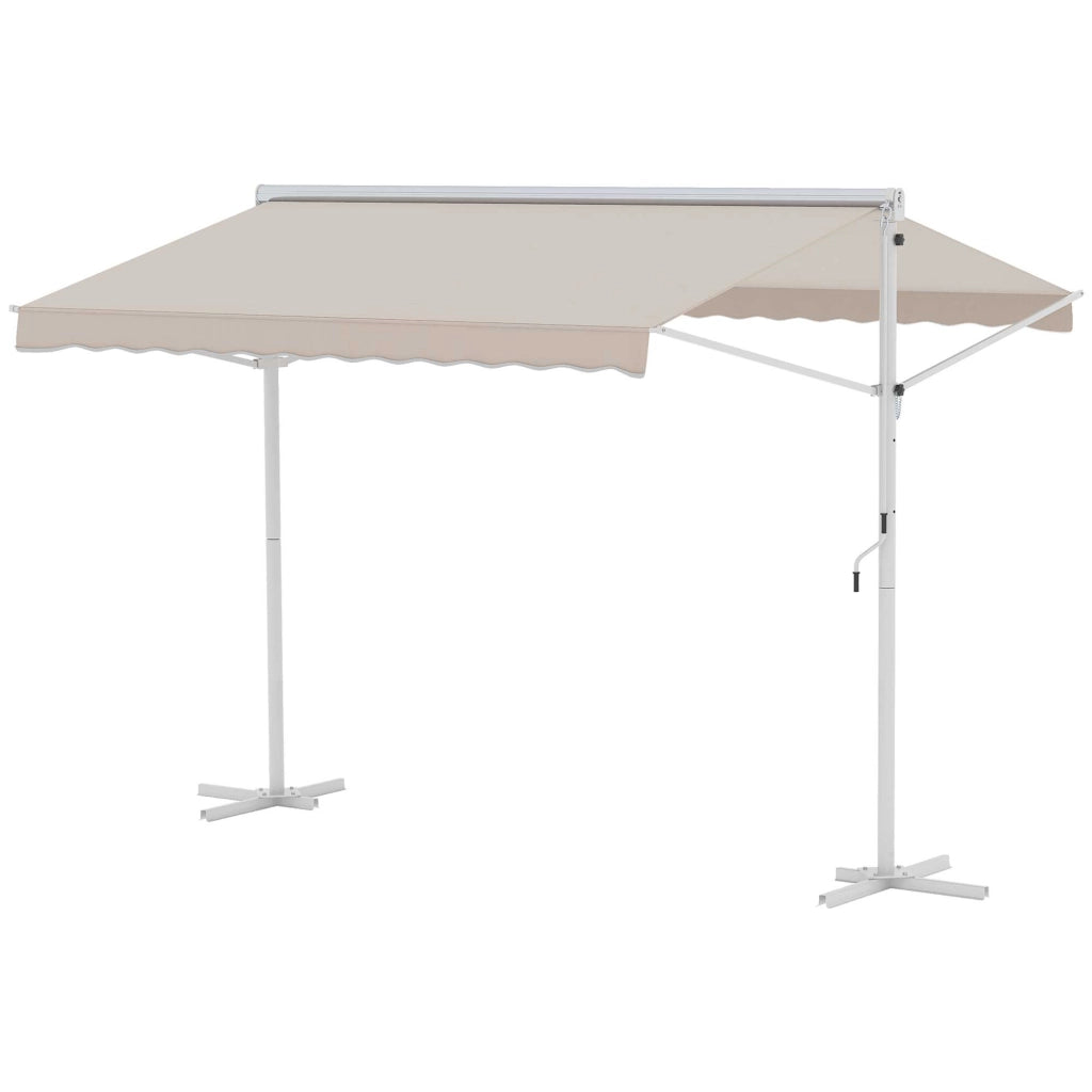 Tenda da sole pieghevole ¨C zephmum ¨C crema 3x3m