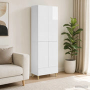 Set di armadi 2 pcs Bianco Lucido 66 x 34,5 x 95 cm 3416533
