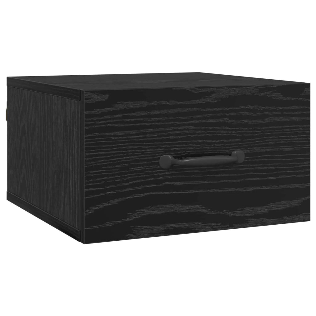 Armadio da Notte Rovere Nero 35 x 35 x 20 cm 893634