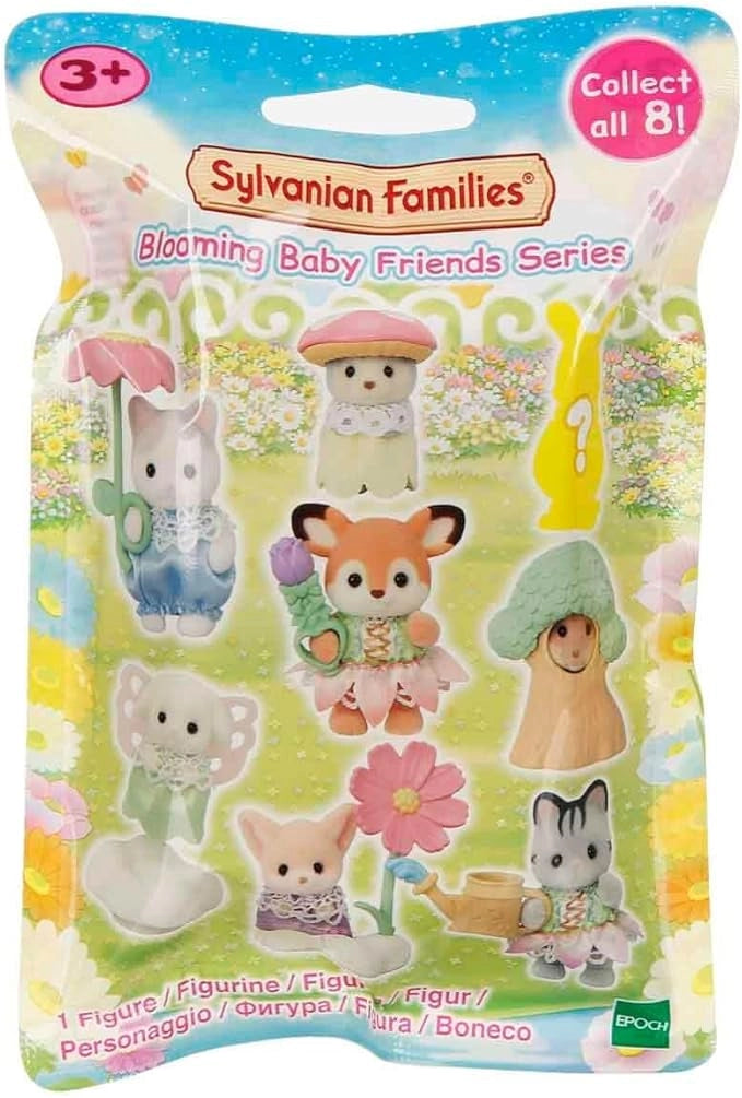 Sylvanian Families Personaggio da collezione Blooming baby friends , 1 Bustina a sopresa personaggio casuale,Epoch Eta 3