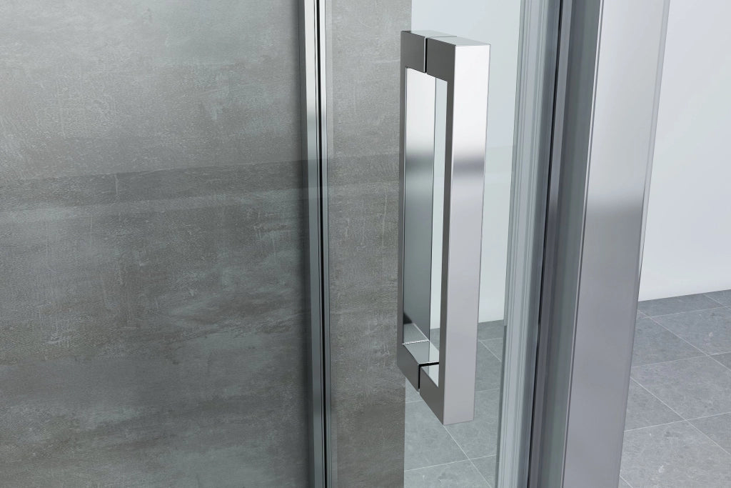 BOX CABINA DOCCIA 3 LATI 2 FISSI E UNO SCORREVOLE 77,5-80x145-150x77,5-80