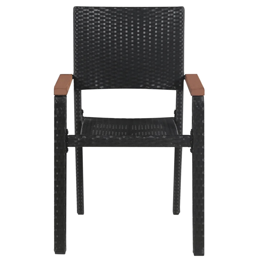 Set da Pranzo da Giardino 7 pz Nero 3099417