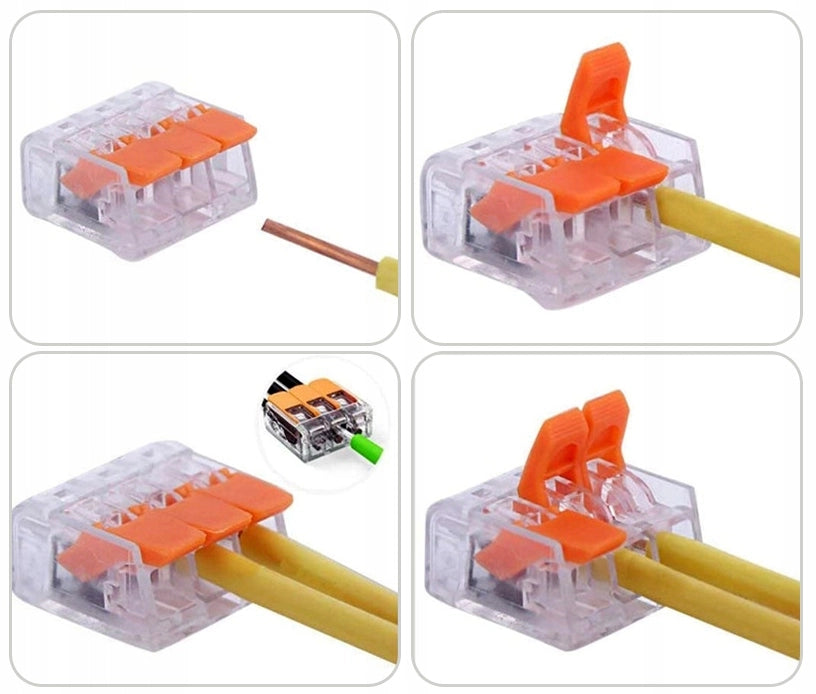 Set di Connettori Rapidi Rosfix 90 Pezzi – Versatilità e Durata | 250V, 32A, 0.14-4mm²