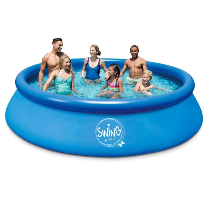 Piscina Fuori Terra Gonfiabile Swing Quick  2,44 X H.0,76 M - Kit Pro