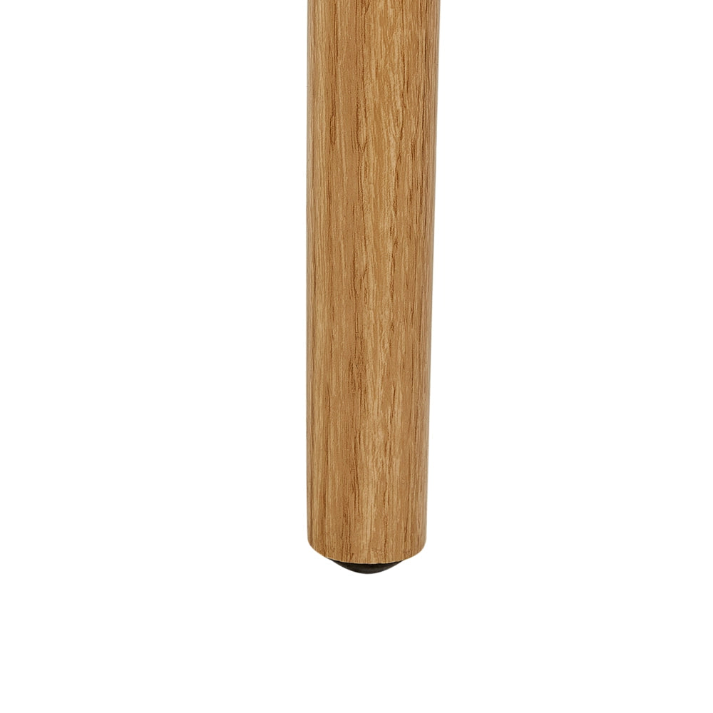 Tavolo consolle ante scorrevoli MDF gambe in legno massello legno chiaro stile boho