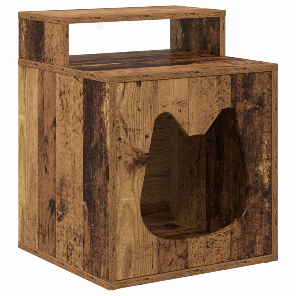 Casa per Gatti Legno vecchio 42,5 x 40 x 53,5 cm CFW8875918
