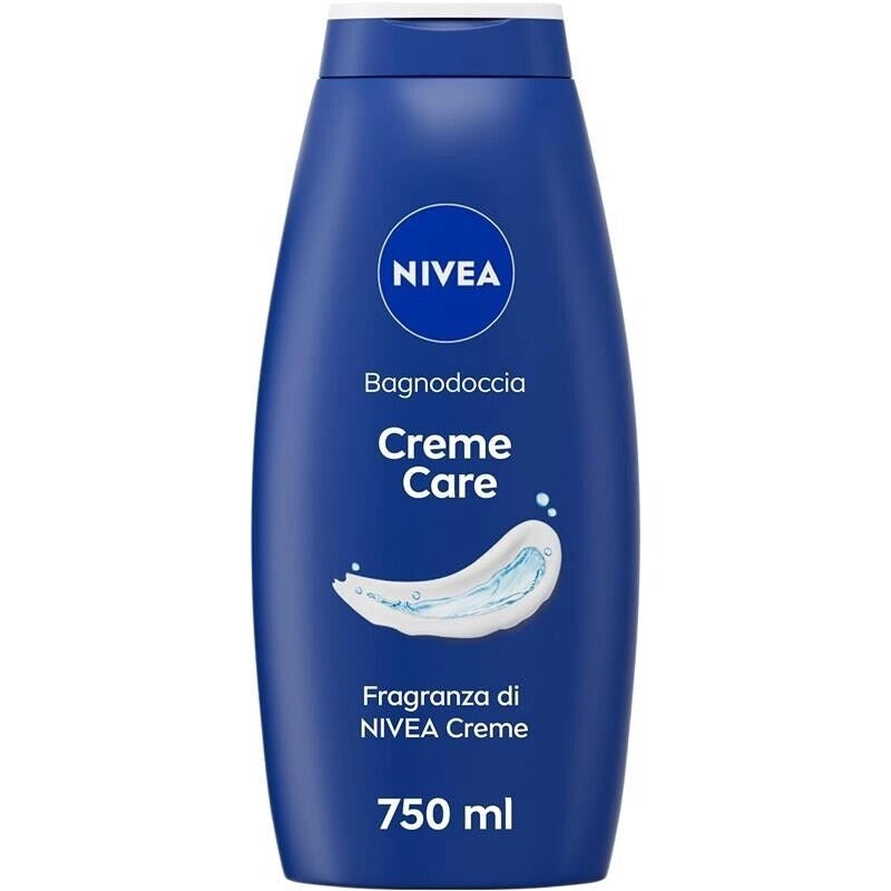 NIVEA BAGNODOCCIA CREME CARE BAGNOSCHIUMA NUTRIENTE + VITAMINE C E E OLI NUTRIENTI SET 750 ML