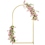 Arco da Giardino in Metallo per Rose ¨C zephmum ¨C Dorato 120x40x220 cm