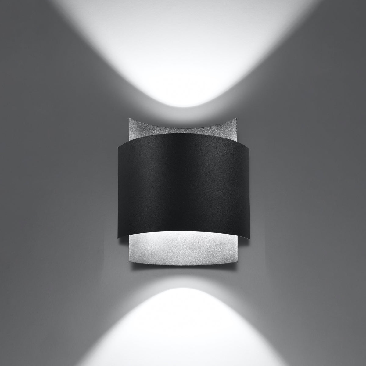 Lampada da parete IMPACT nero