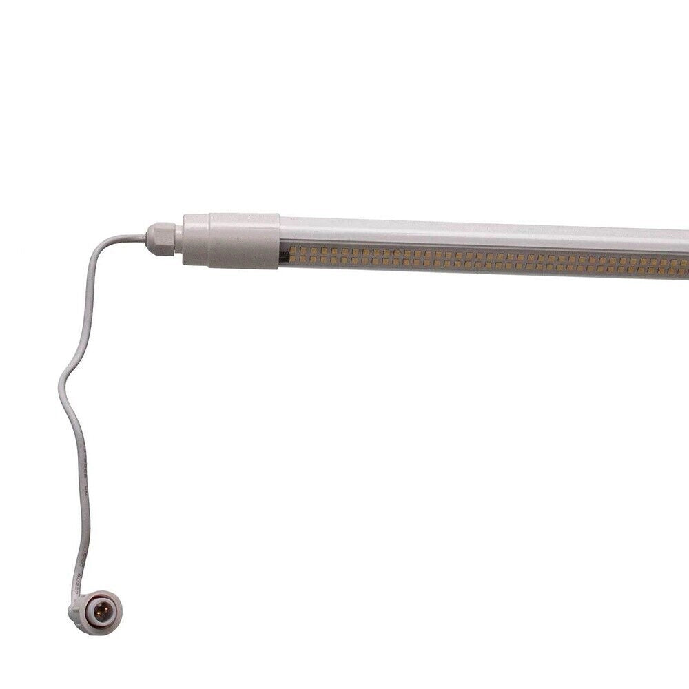 Plafoniera tubo neon crepuscolare con pannello solare cavo 5 mt soffitto camper campeggio giardino