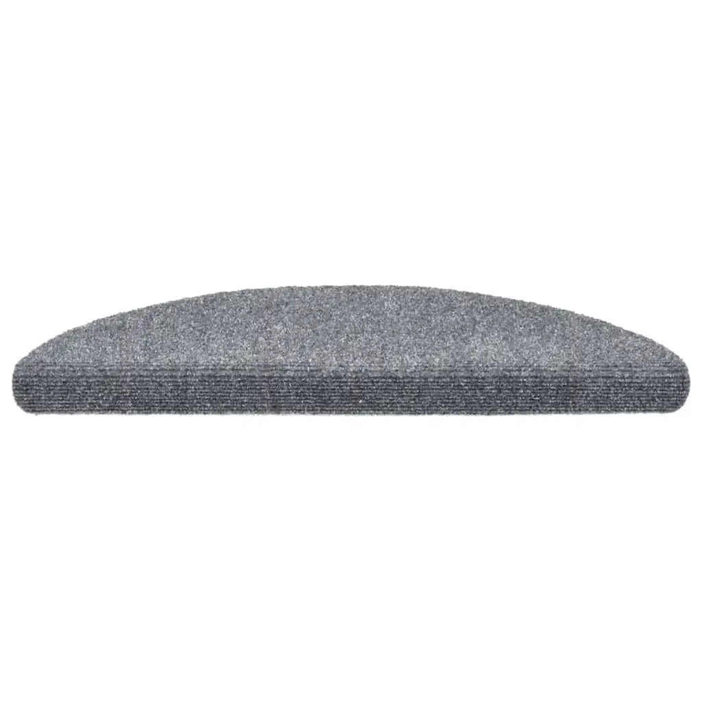 Tappetini per Scale Adesivi 10 pz 56x17x3 cm Grigio Chiaro 149681
