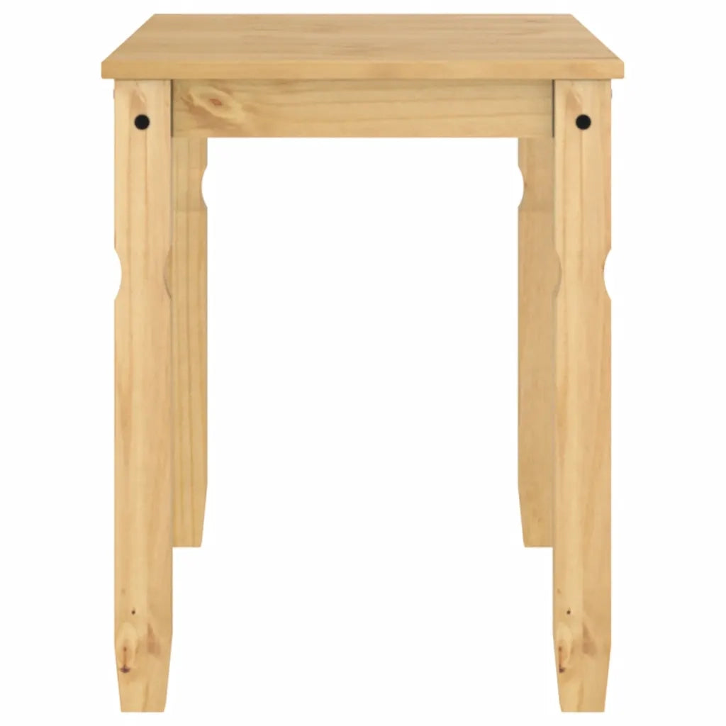 Tavolo da Pranzo Corona 112x60x75 cm in Legno Massello di Pino