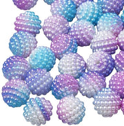 Kralen 200 pezzi - Bottoni Acrilici - Gradiente Lilla/ Arcobaleno - Diametro 10 mm - Bottoni Ronde - Per Creare Gioielli - Leggero e Sostenibile