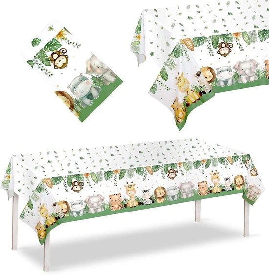 Tappeto Jungle Safari - Rettangolare - Compleanno Bambino - 108 x 180 cm