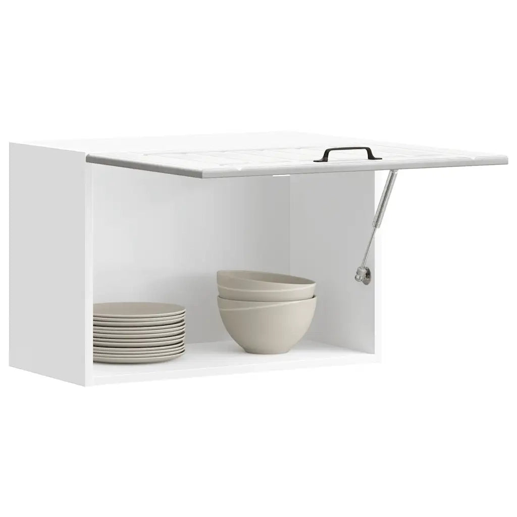 Pensile da Cucina-Mobile Cucina da Parete Lucca Grigio Cemento in Legno Multistrato 334258