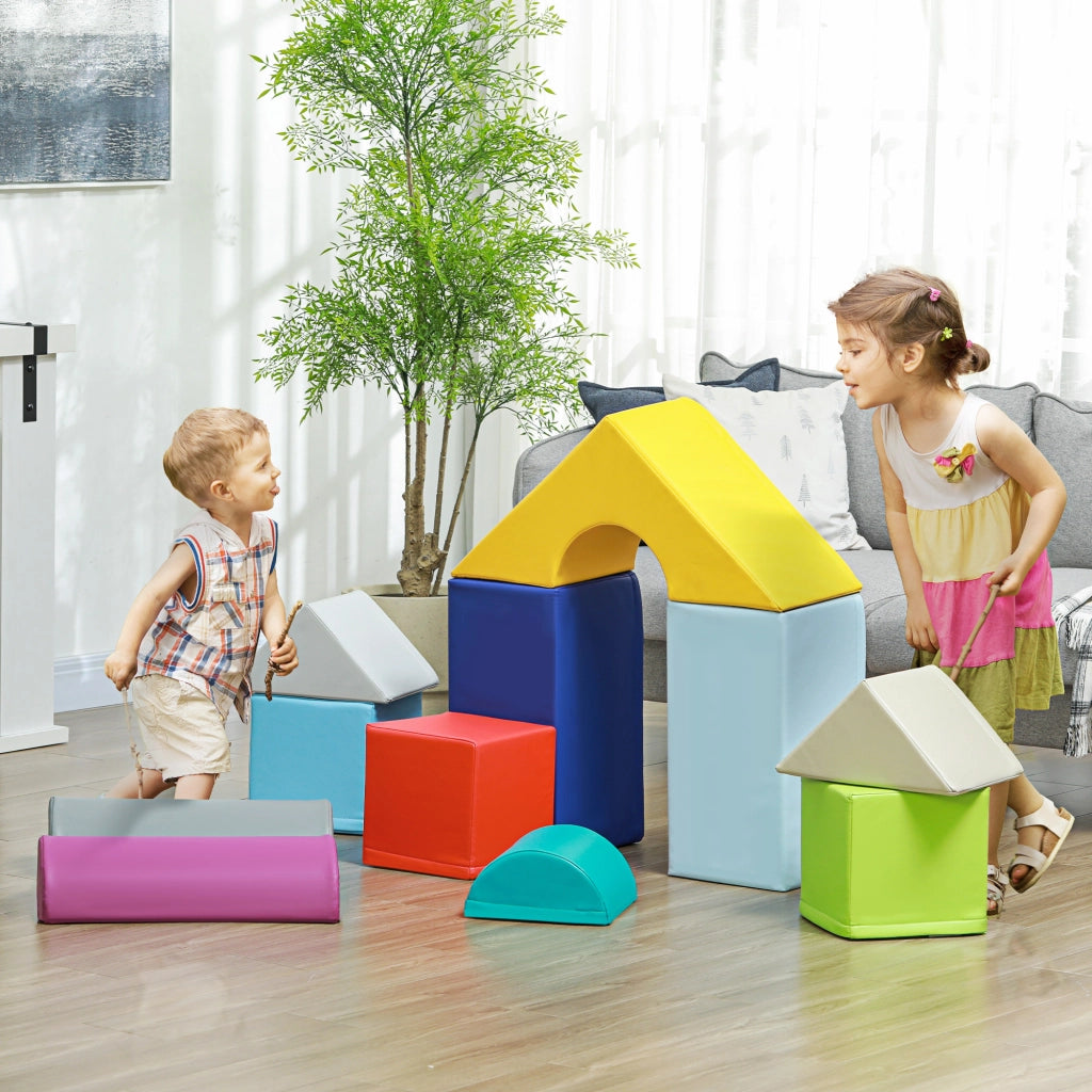 Tappeto motricita' bebe' 11 pezzi in schiuma ¨C zephmum ¨C multicolore