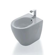 Bidet a Terra Ceramica Cielo "Mini-Smile 48" Bianco Lucido
