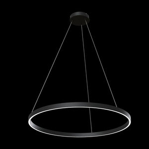 Lampada pendente Modern in Alluminio Rim Nero