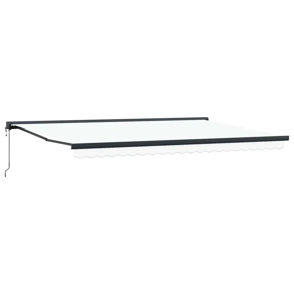 Tenda da Sole Bianco 500 x 300 x 165 cm Poliestere e Alluminio 3331366