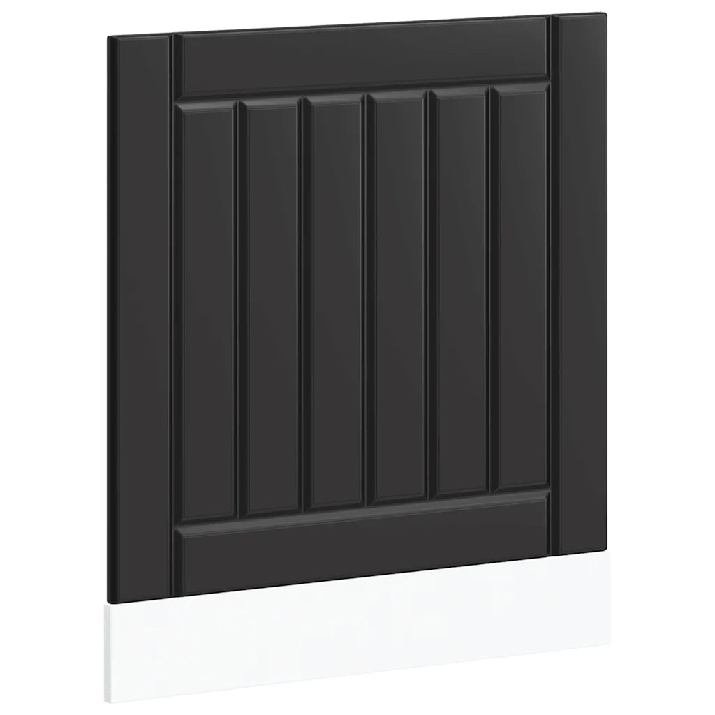 Pannello Lavastoviglie Lucca Nero in Legno Multistrato 853898