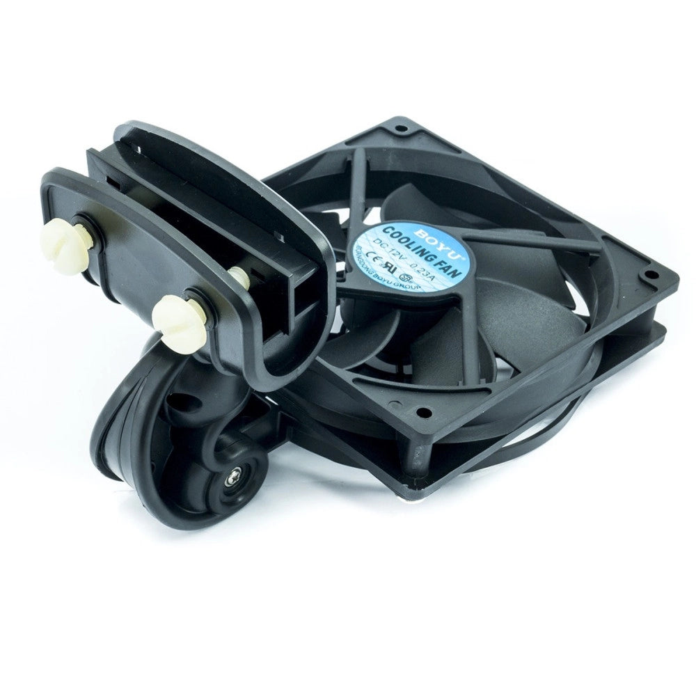Trade Shop - Ventola Raffreddamento Per Acqua Acquario Dolce Marino Fs-120a 4w 360° Morsetto -