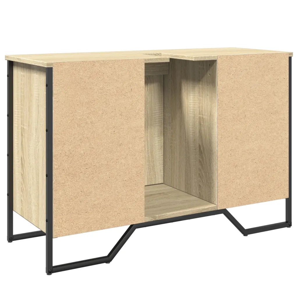Mobile Lavabo Bagno Rovere Sonoma 91x35x60 cm in Truciolato 848665