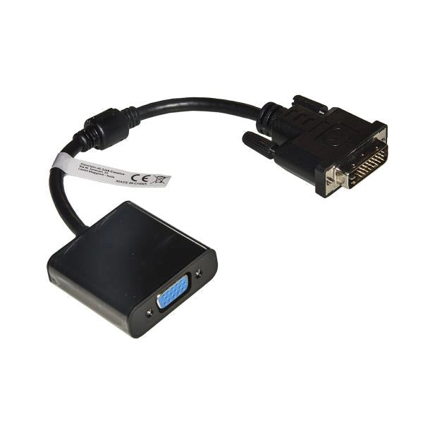 Adattatore Attivo video DVI-D 24+1 Maschio / VGA 15 Poli Femmina