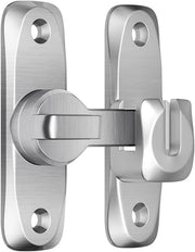 Blocco schiaccia porta - 90/180 Blocco porta - Anti furto Hasp Blocco porta - Impermeabile e idrorepellente - Adatto per porte scorrevoli, capanni, bagni, finestre, cucine, ecc.