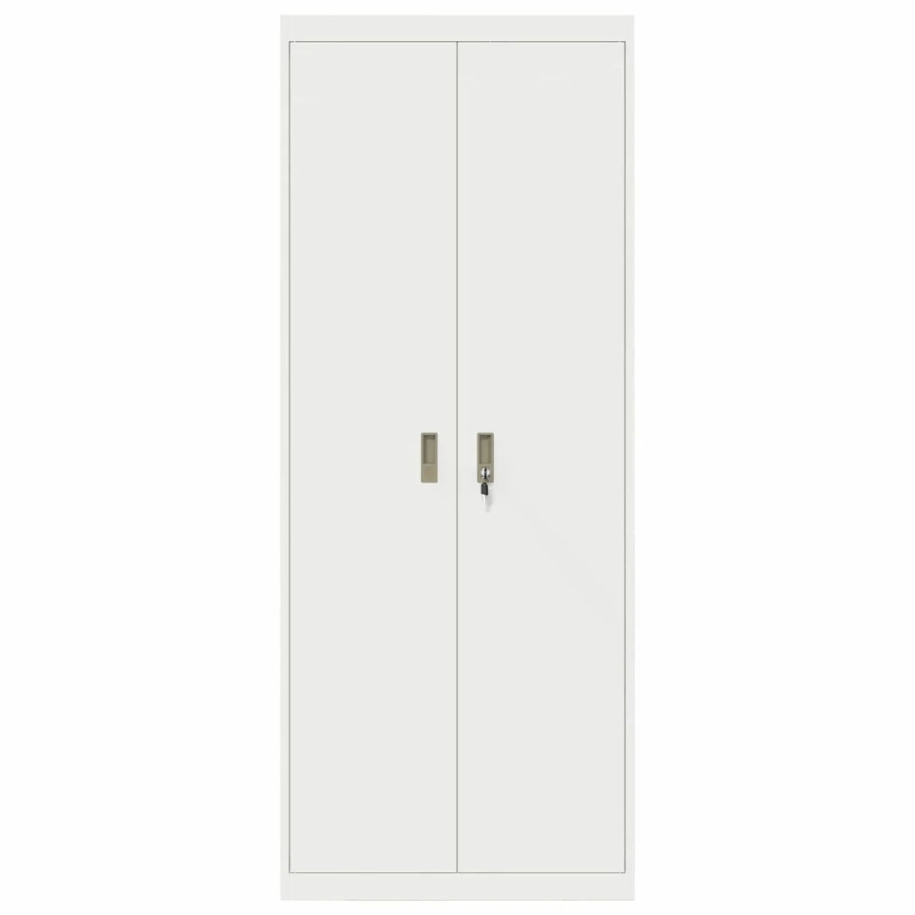 Armadio Bianco 80 x 40 x 200 cm Acciaio