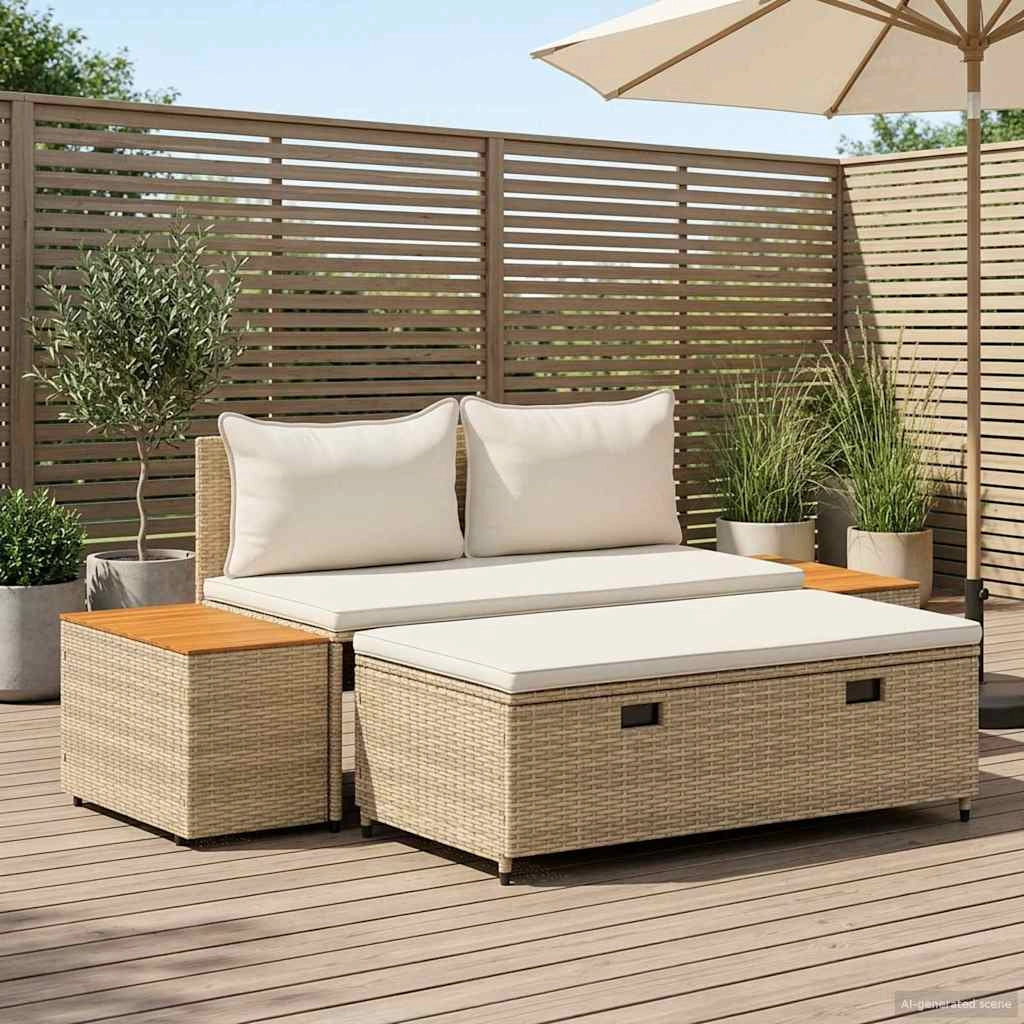 Set di divani da esterno 4 -Seater 4 pz 55 x 30 x 39 cm 42025892