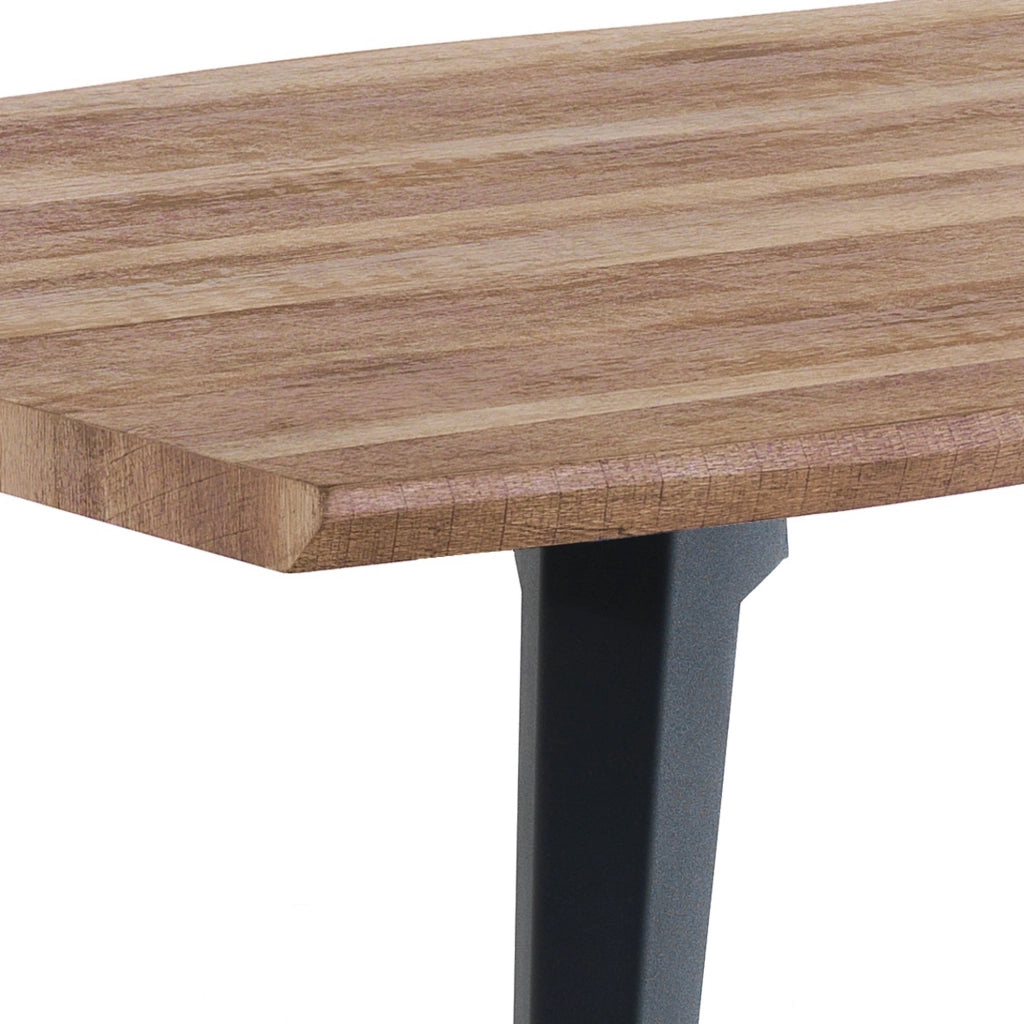 Tavolo fisso effetto legno finitura rovere cm. H.74 x P.90 x L.160