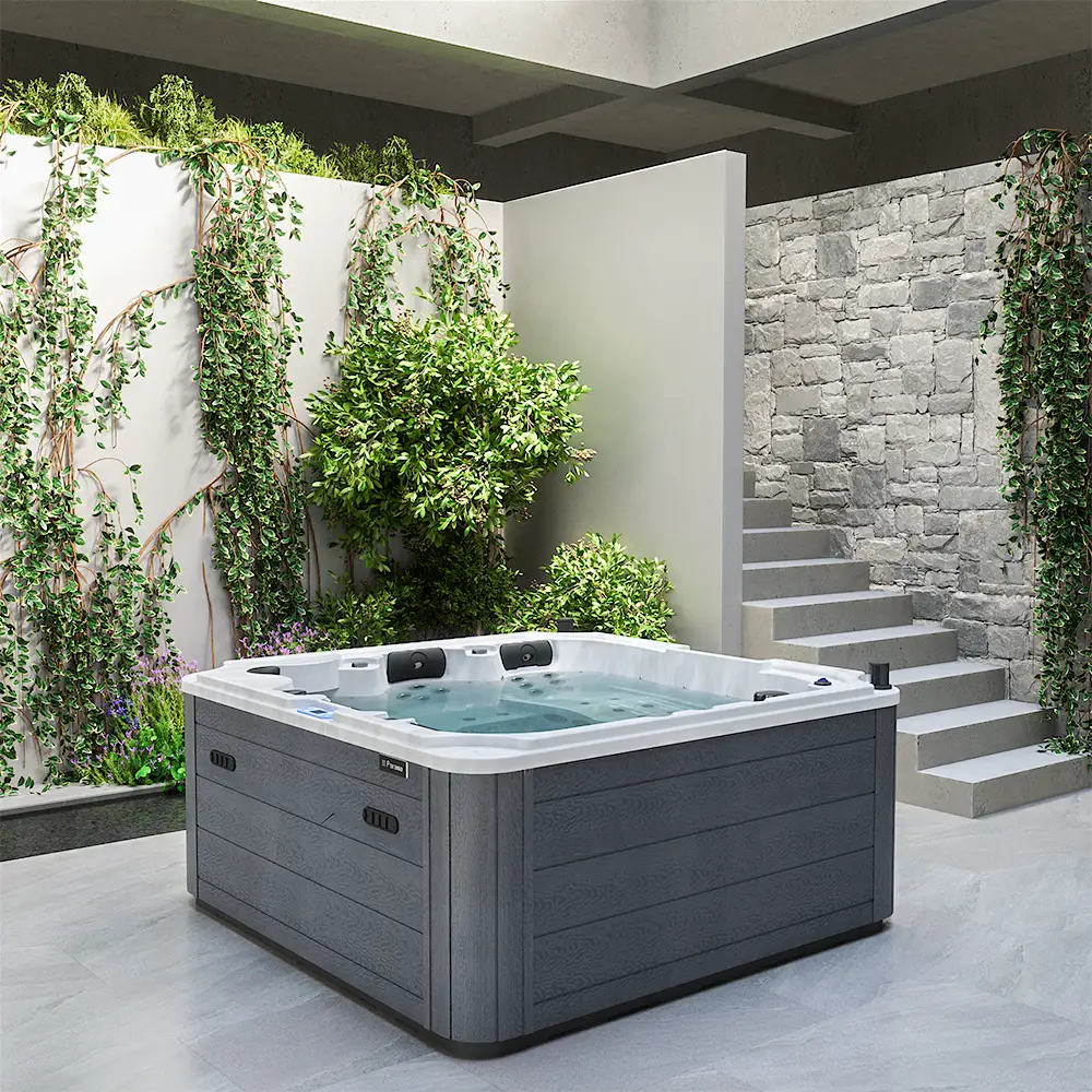 Minipiscina vasca idromassaggio 215x215x94,5 cm da esterno 7 persone | Garda