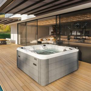 Minipiscina vasca idromassaggio 230x230x96 cm da esterno 5 persone | Erie