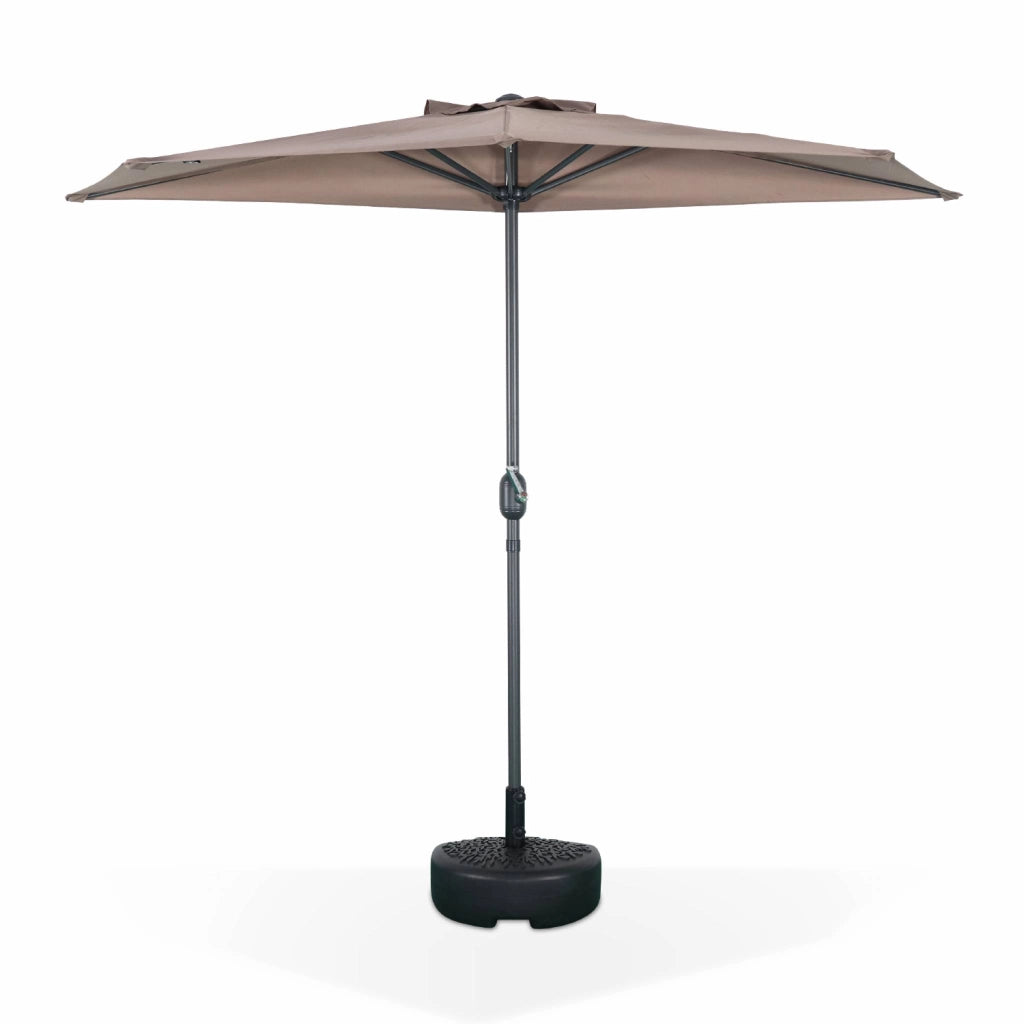 Mezzo ombrellone rotondo, ø2,5m, talpa