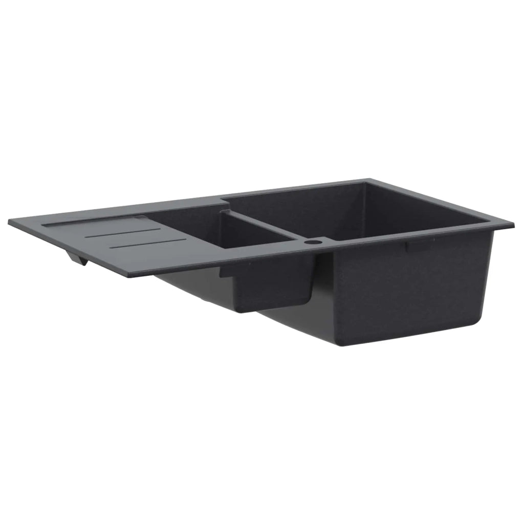 Lavello da cucina a doppia vasca Granito 80 x 50 x 30,5 cm 42053746
