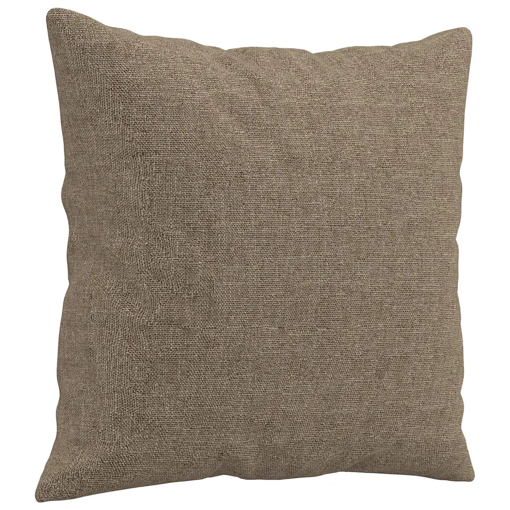 Cuscini Decorativi 2 pz Tortora 40x40 cm in Tessuto 349478