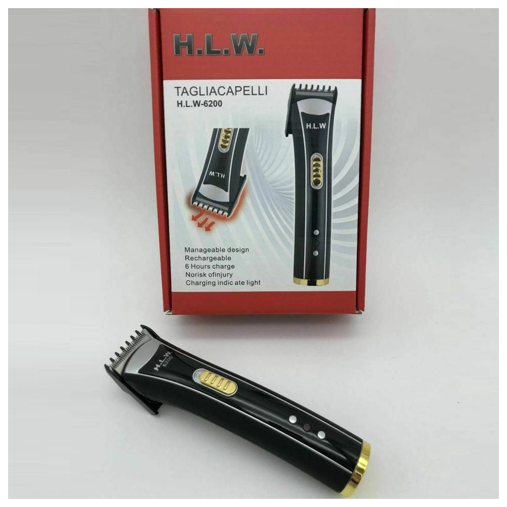 Trade Shop - Taglia Capelli Regola Capelli Barba Batteria Ricaricabile Hlw-6200 -