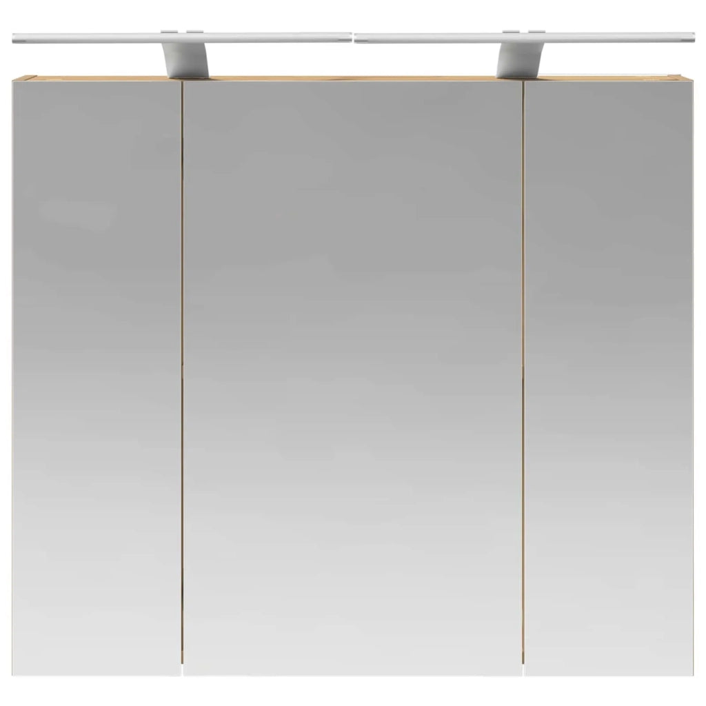 Mobiletto per specchio da bagno con porta Rovere Artigianale 889118