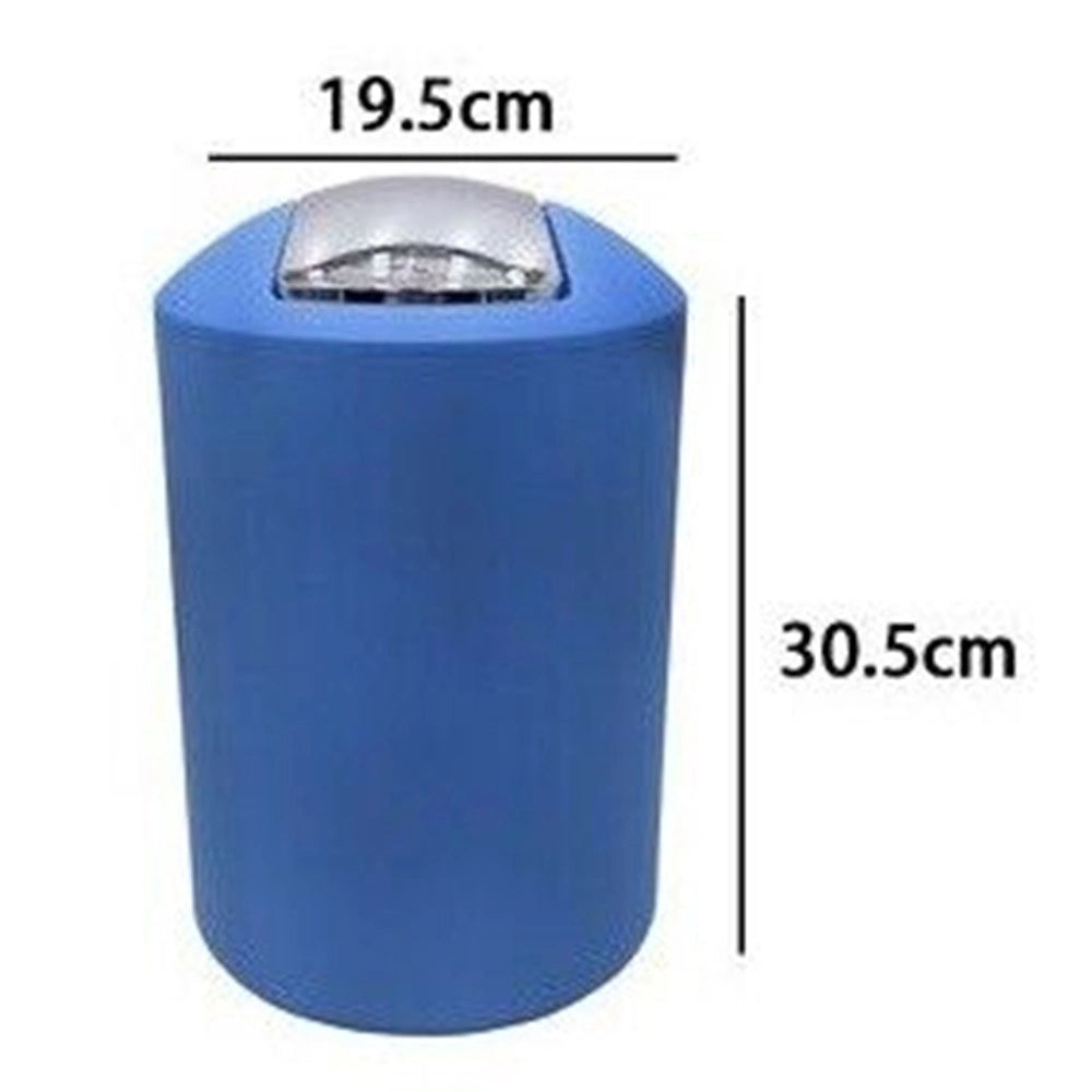 Trade Shop - Pattumiera Cestino Secchio Rifiuti Gettacarte Accessorio Arredo Bagno Blu 69905 -