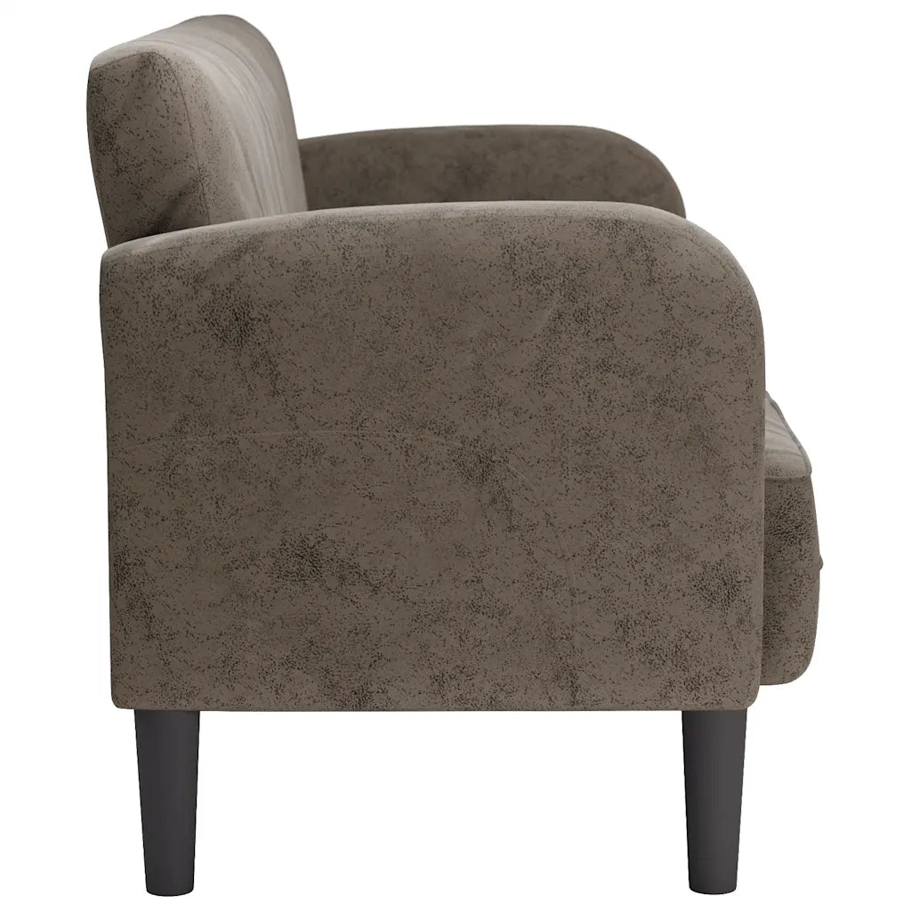 Divano Divanetto Grigio Scuro 110 cm in Similpelle 4100542